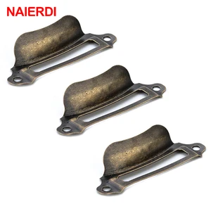 NAIERDI антикварная коробка с ручками для этикеток, 20 шт., ретро ручка-держатель для карт, ручка для мебели, ящик для шкафа, дверная фурнитура