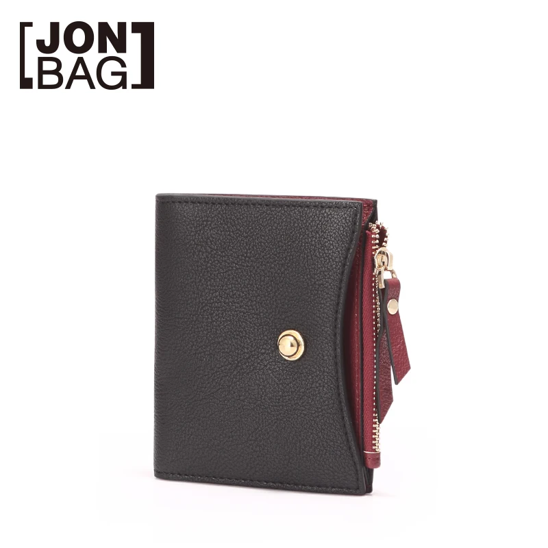 JONBAG кошелек женский короткий стиль минималистичный mori винтажный складной кошелек маленький свежий Кошелек для монет