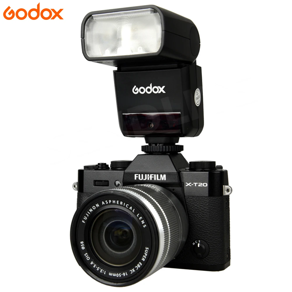 Godox TT350F Вспышка TTL HSS GN36 высокая скорость 1/8000S 2 4G Беспроводная система X TT350 Mini Speed lite