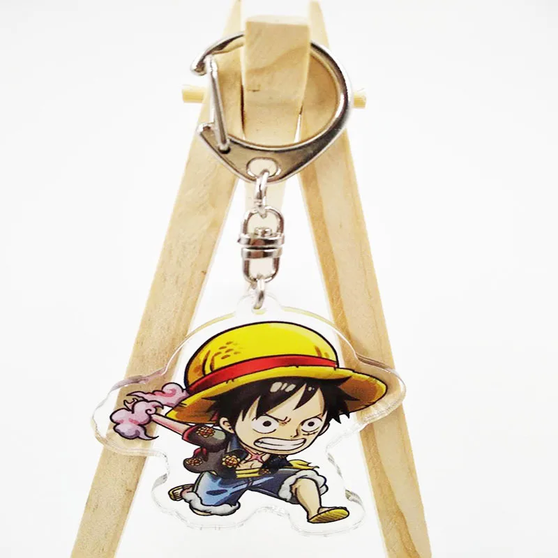 Цельный брелок Luffy Fashion аниме акриловый мультяшный подвеска игрушки унисекс