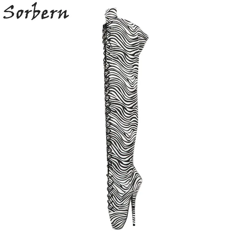 Женские сапоги на высоком каблуке с широкими штанинами шнуровке | Обувь