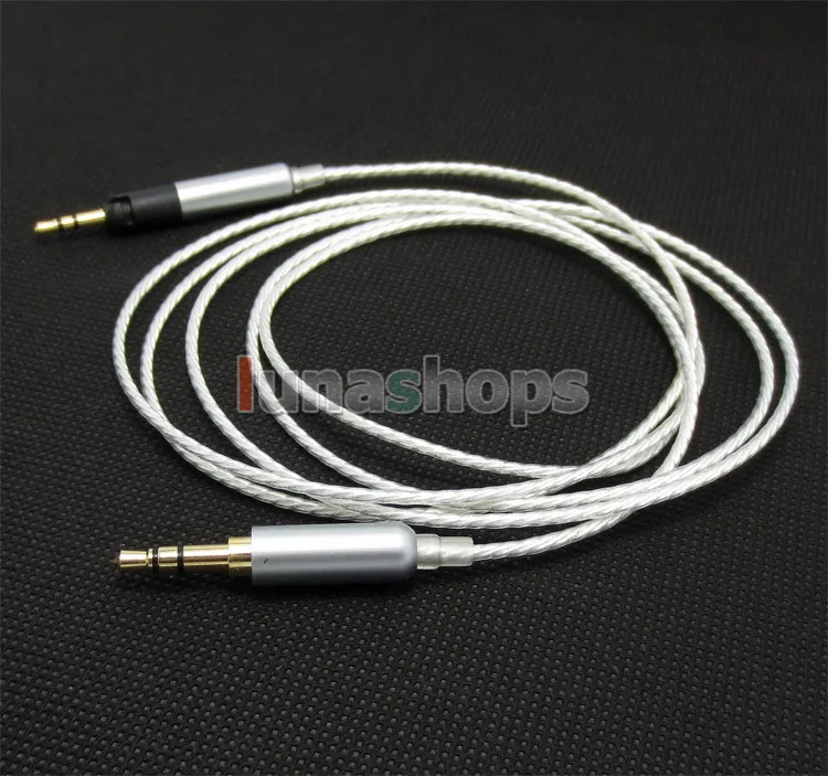 LN004297 3,5 мм 7N OCC+ посеребренные Медь кабель для Sennheiser HD598 HD558 HD518 наушники