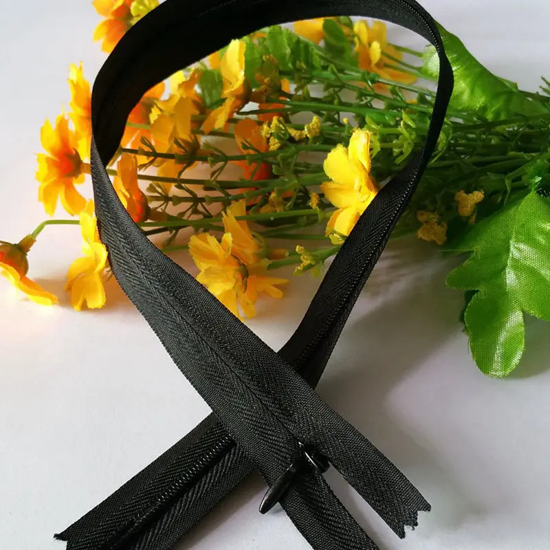 5pieces/lot white / black Invisible Zippers 40cm Nylon for Sewing DIY Cushion Covers Ziper Garment Accessories | Дом и сад