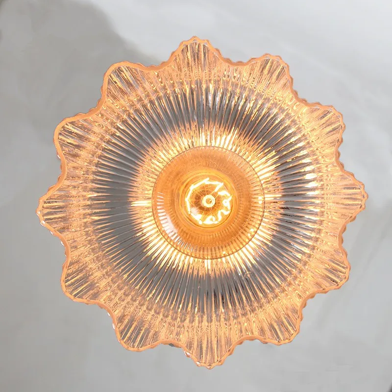 

Japanese retro medieval style glass chandelier Nordic minimalist Restaurant Bar porch balcony Chandelier