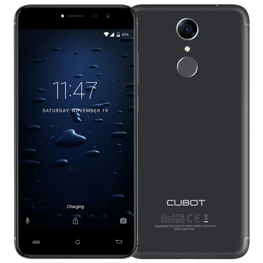 CUBOT Note Plus 5 2 ''смартфоны 3 ГБ + 32 Гб двойной 13MP отпечатков пальцев ID Android 7 0 MTK6737T