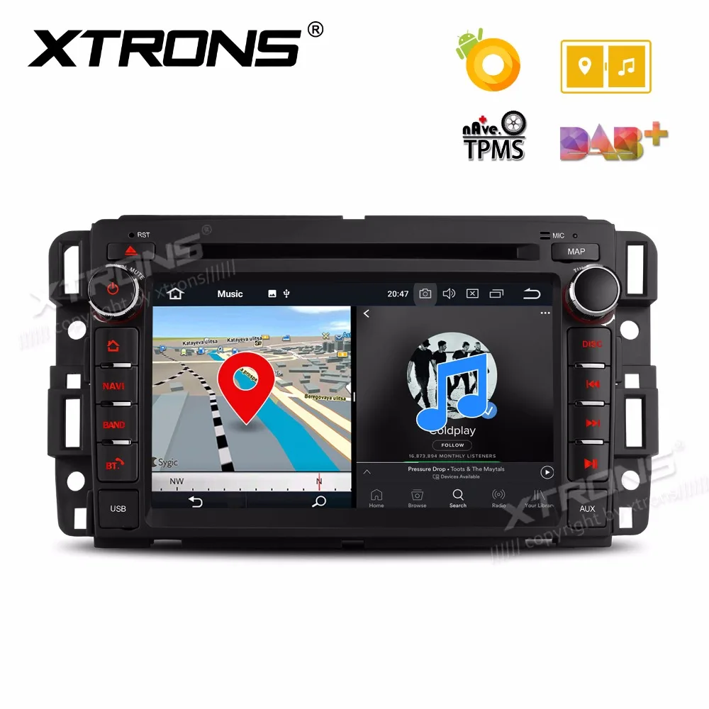 XTRONS 7 &quotAndroid 8 0 Восьмиядерный радио автомобильный DVD плеер руль GPS для Chevrolet Tahoe