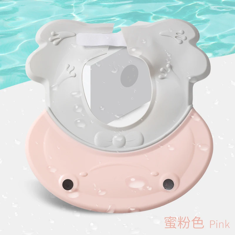 Красивая регулируемая детская шапочка для малышей детский шампунь душа мытья