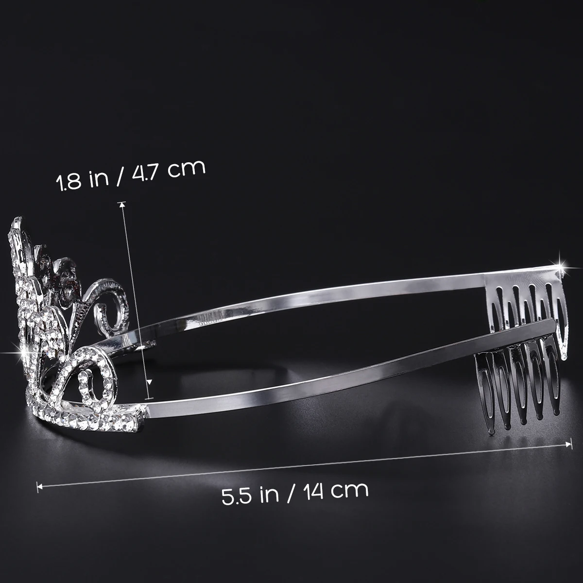 PIXNOR 18th девушки взрослая церемония горный хрусталь украшенные Корона Заколки для