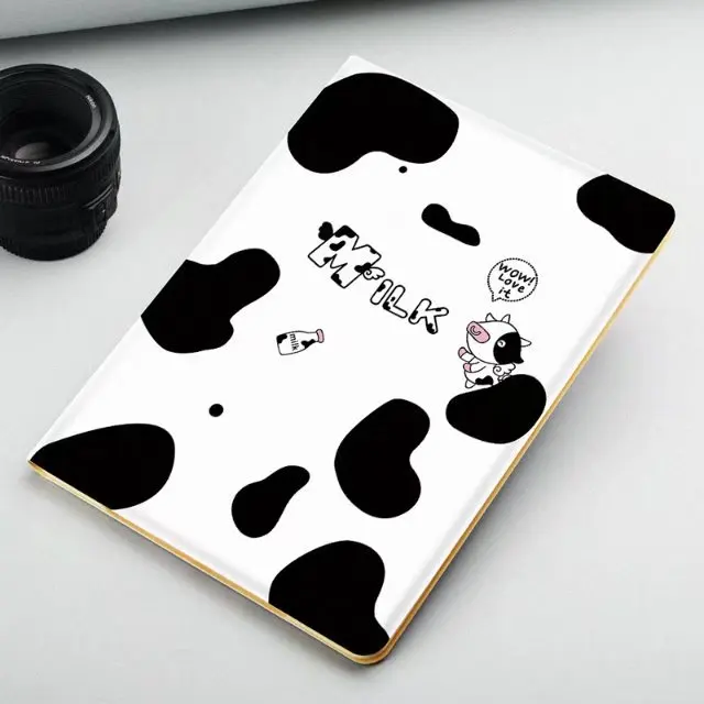 Чехол для планшета для нового Ipad Air3, цветной смарт-чехол с принтом s для Apple Ipad Pro 10,5 дюймов флип-чехол - Цвет: cow