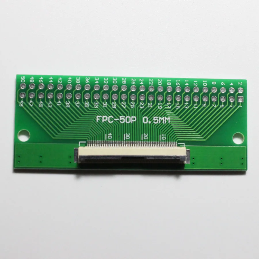 FPC FFC кабель 6 8 10 12 20 30 40 50 60 PIN 0 5 мм шаг разъем SMT адаптер до 2 54 1 00 дюйма сквозное