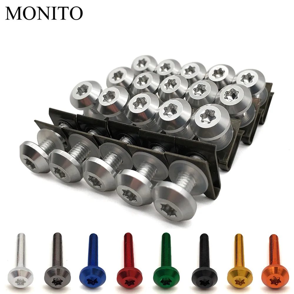 Пользовательские мотоцикла винты обтекателей зажимы средства ухода за кожей