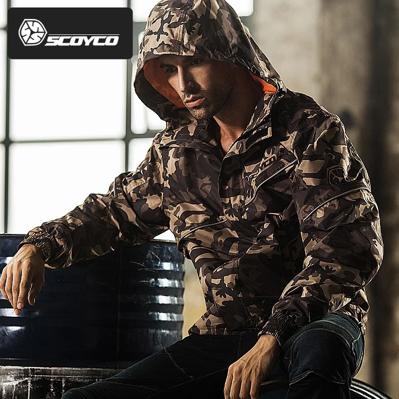 Мужская мотоциклетная куртка SCOYCO камуфляжная дышащая летняя JK86 M ~ 3XL|Куртки| |