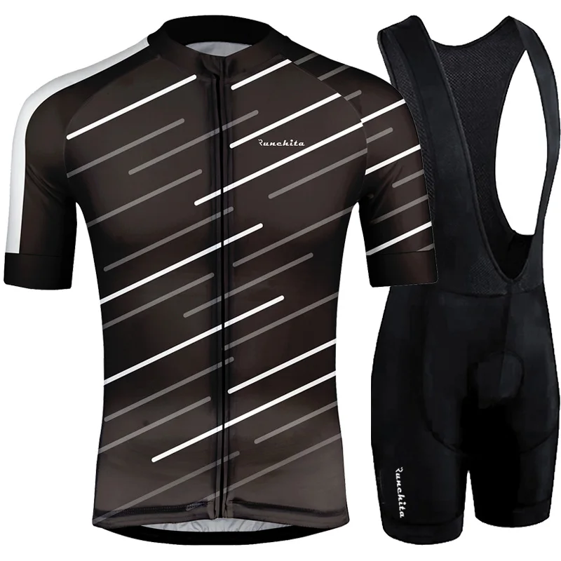Ropa ciclismo hombre Runchita комплект велосипедной одежды велосипедная дышащая одежда/короткий рукав Велоспорт Джерси Наборы