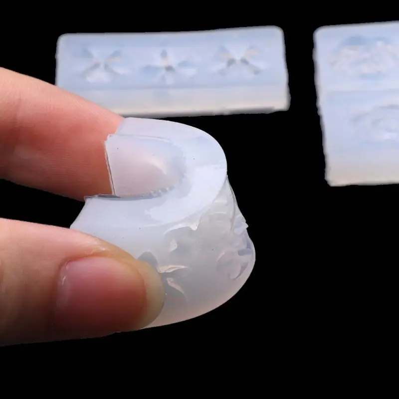 4 шт 3D Силиконовые Цветы для дизайна ногтей УФ-Смола Кабошон изготовления