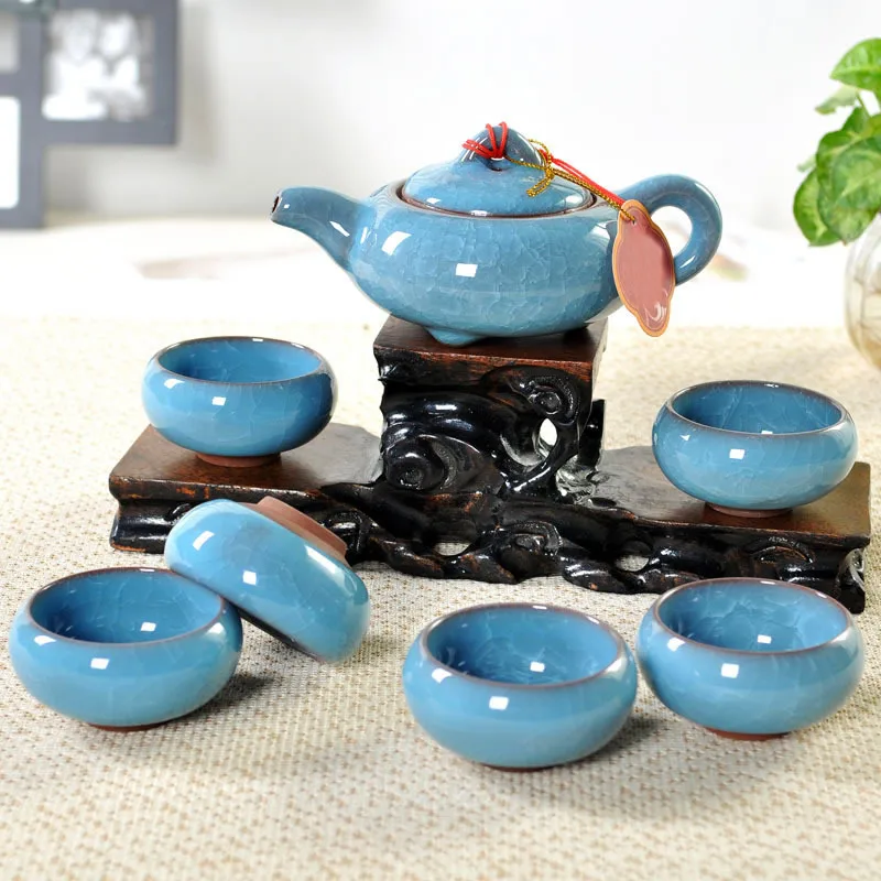 Фарфоровый чайный набор Gaiwan кунг фу тенмоку чайная чашка китайские традиции