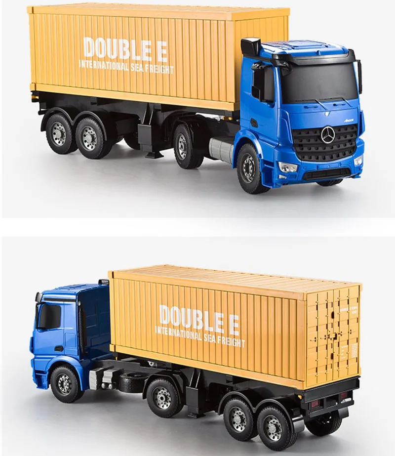 RC big Truck 1:10 Radio Control heavy truck Engineering Container Vehicle Electronic Hobby high quality Toy
