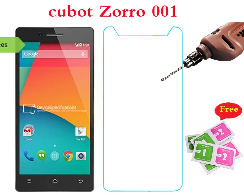 Закаленное Стекло для cubot S308/Зорро 001/T9 Взрывозащищенная защитная пленка на