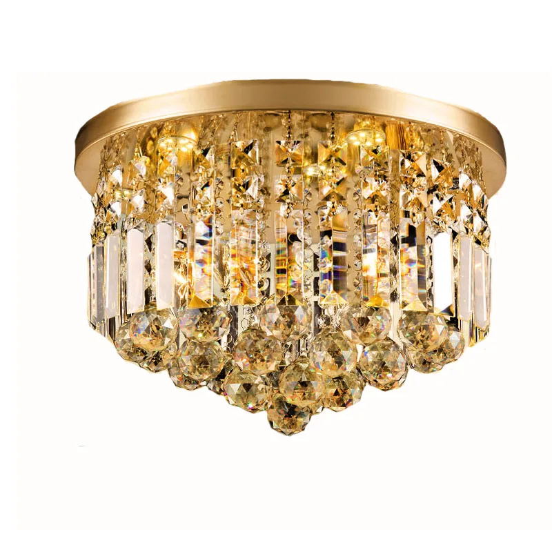 Современный хрустальный светодиодный потолочный светильник комнатная лампа
