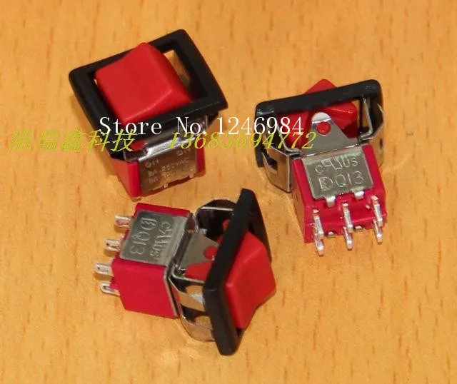 [SA] Тайвань Deli Wei 3MD1 R8017 R12 way переключатель с двумя делениями красной ручкой Q13 50