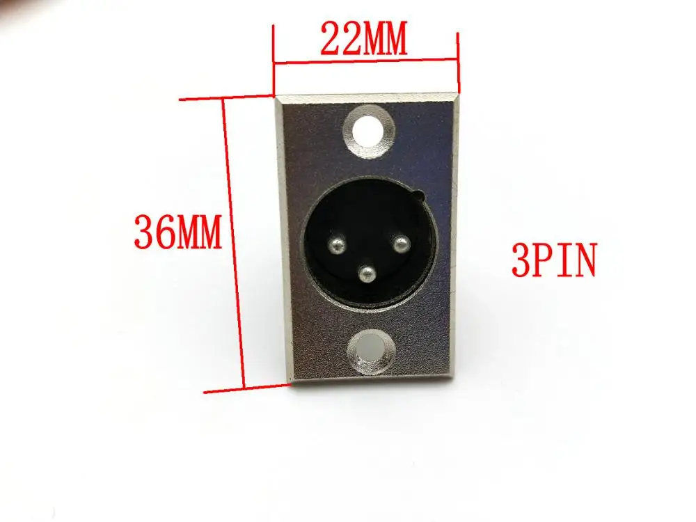 20 шт. 3PIN 4PIN 5PIN папа XLR монтаж на шасси гнездо панель адаптер микрофон |