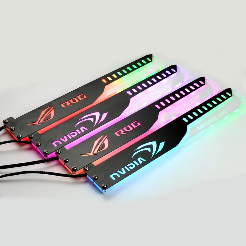 Металлический кронштейн для крепления GPU карты размером 280*45*6 мм используется