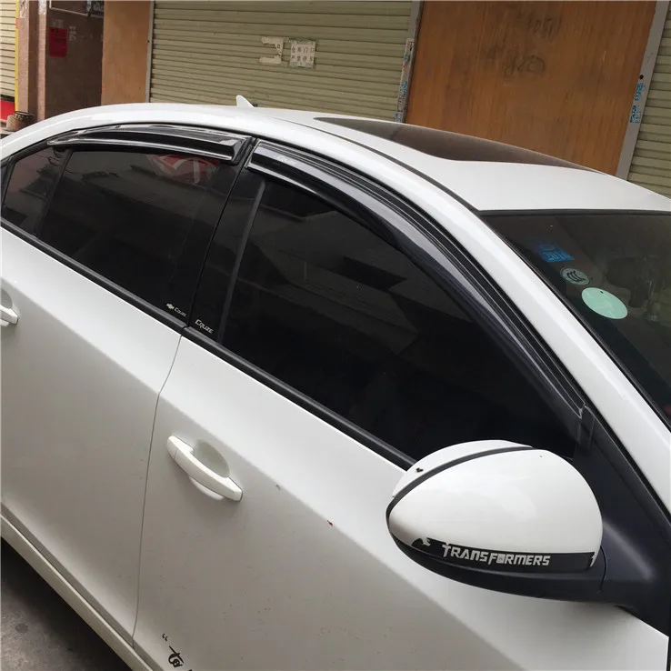 Пластиковый оконный козырек для Cruze вентиляционные оттенки защита от солнца и