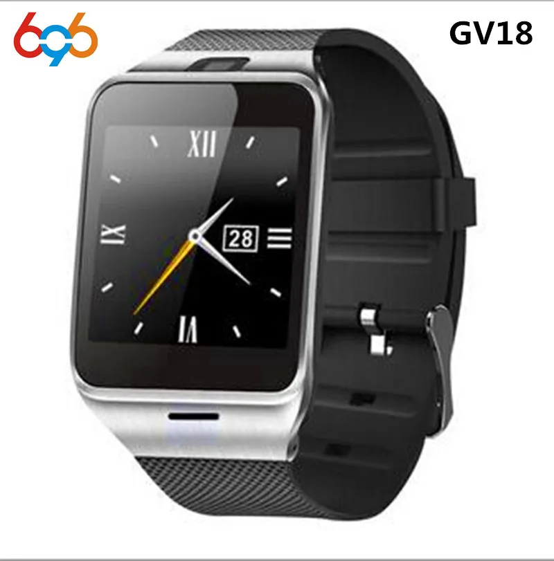 696 Смарт-часы Gv18 Aplus с камерой SIM TF слот для карты Bluetooth водостойкие Smartwatch Android и IOS