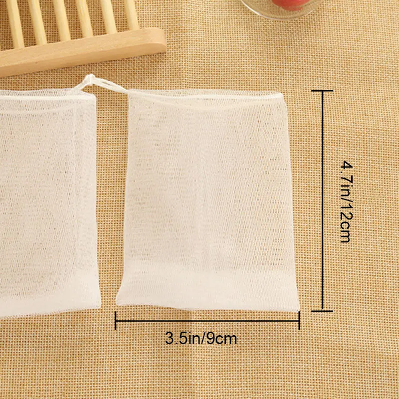 

10Pcs Soap Blister Mesh Soap Net Foaming Net Easy Bubble Mesh Bag