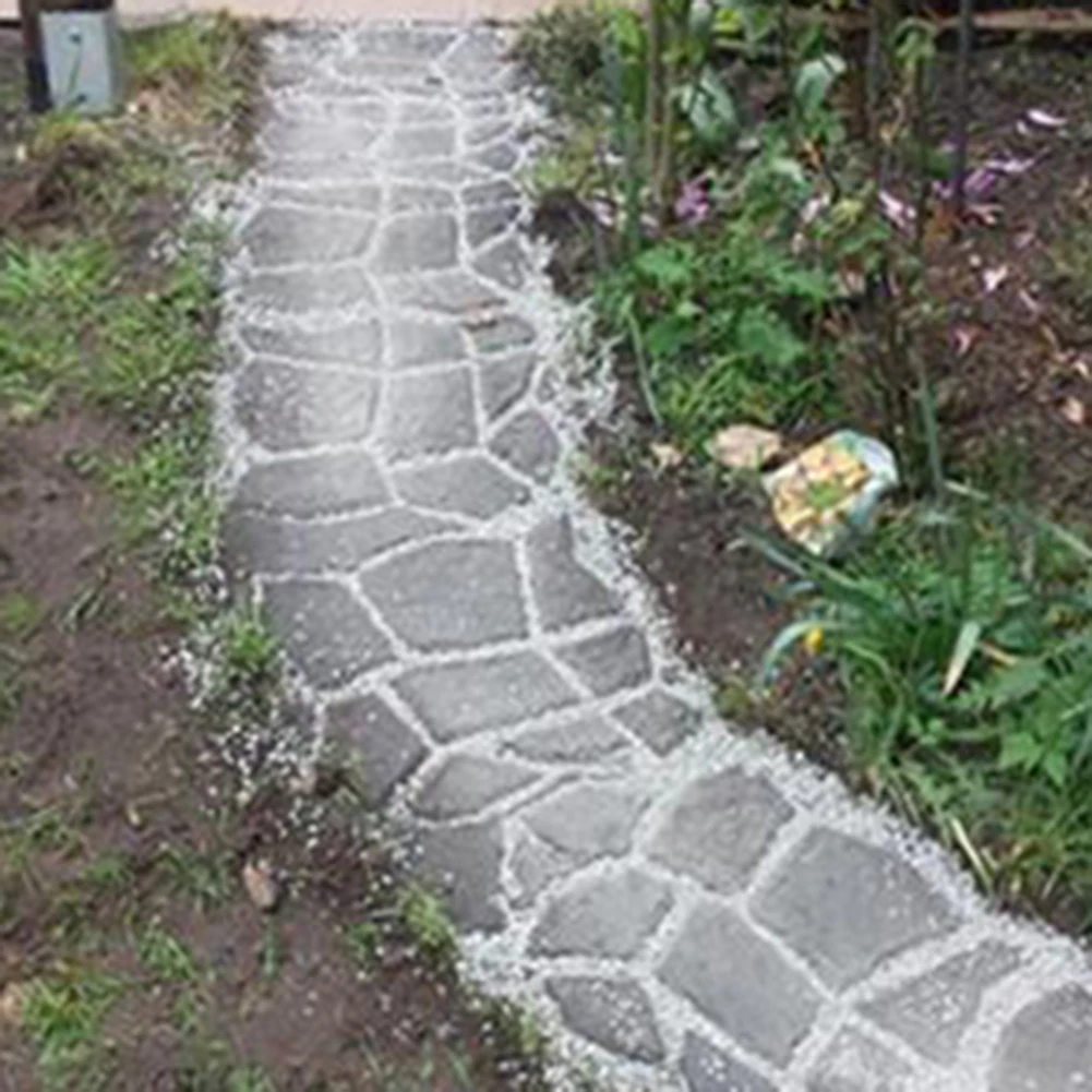Сад DIY Пластиковый путь производитель тротуара модель бетон шаговый камень цемент плесень кирпич Лучшая цена