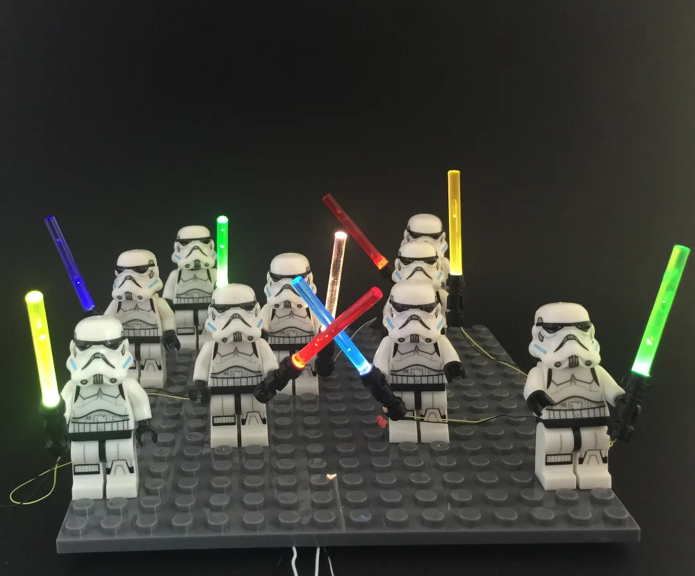Светодиодный светильник сабля Для рисунок с принтом The Force Awakens (Звёздные войны:
