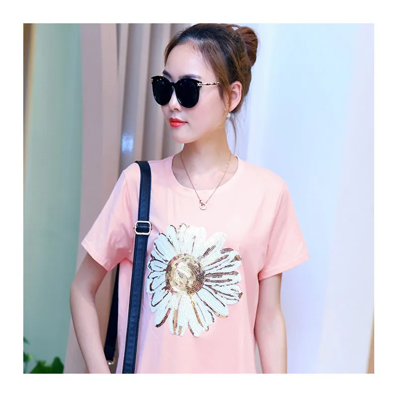 Вышитые заплаты для одежды с блестками и иметь дело ним Одежда DIY heronsbill мотив