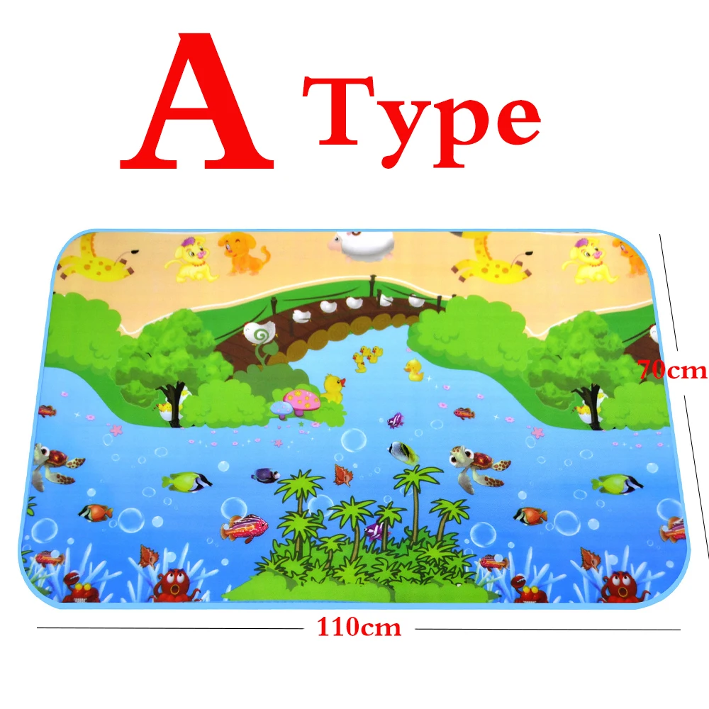 110*70 см детский игровой коврик детские пляжные коврики ковер для пикника ползания