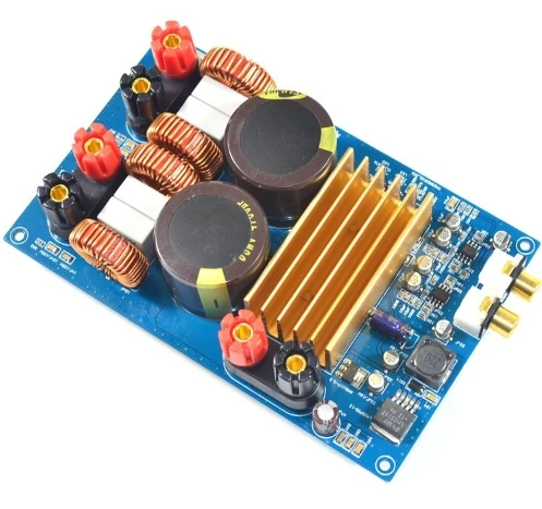 HS BOX DC48V LM2575S 12 TPA3255 300 Вт + класса D аудио цифровой усилитель доска|Усилители
