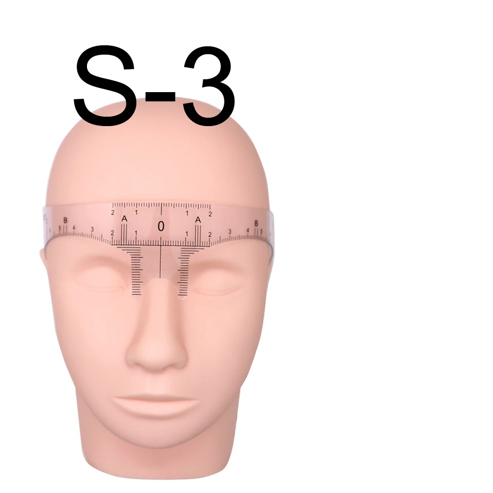 Микроблейдинг многоразовый макияж бровей мера Руководство линейка перманентные