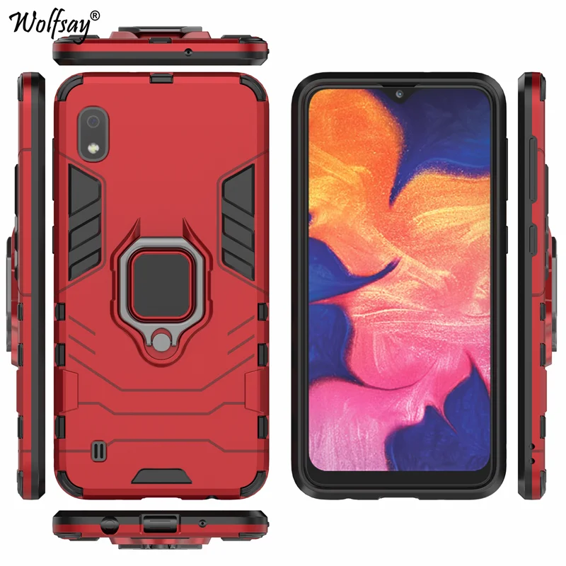 Чехол для Samsung Galaxy A10 защитный чехол с магнитной присоской ударопрочный полным