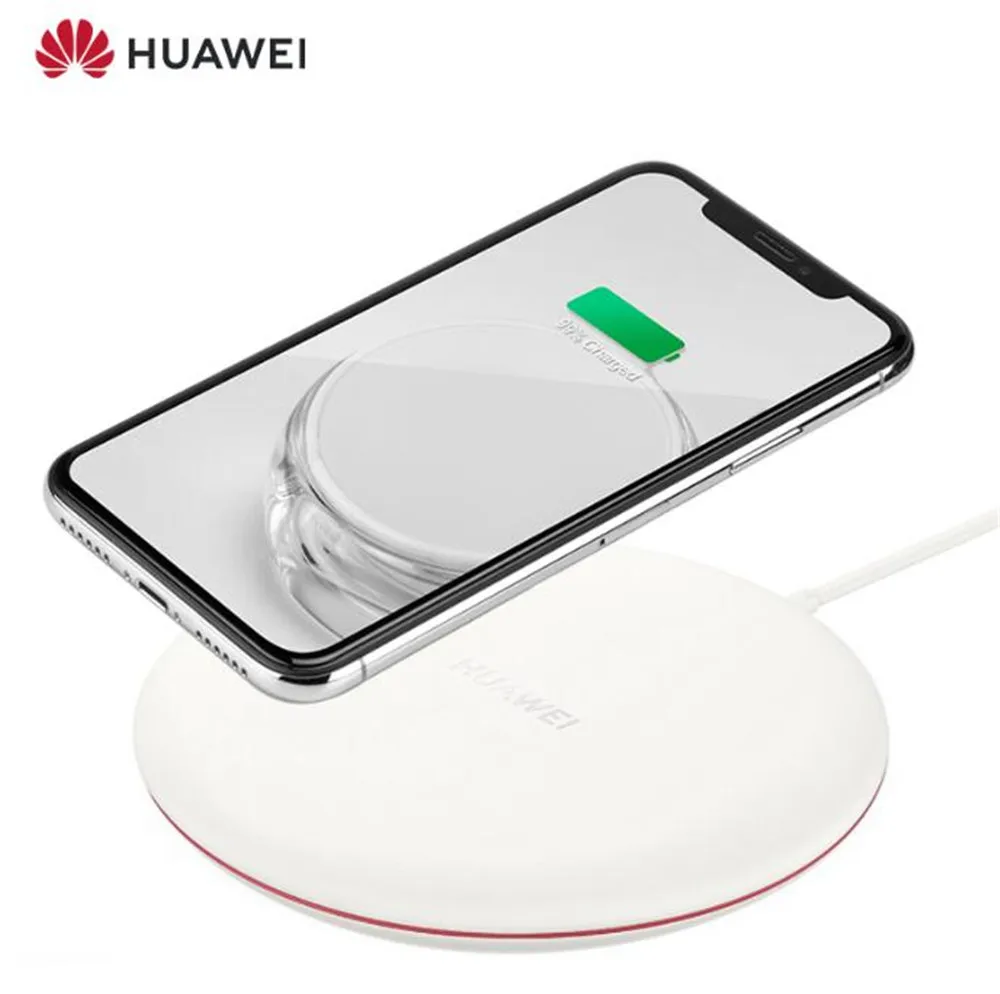 Оригинальное Беспроводное зарядное устройство HUAWEI QI type C CP60 WOriginal HUPC Smart 15 Вт Max HUAWEI mate 20 Pro RS Совместимо с IPhone samsung