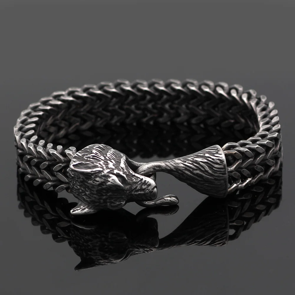 Men's stainless steel norse viking amulet odin's wolf necklace | Украшения и аксессуары