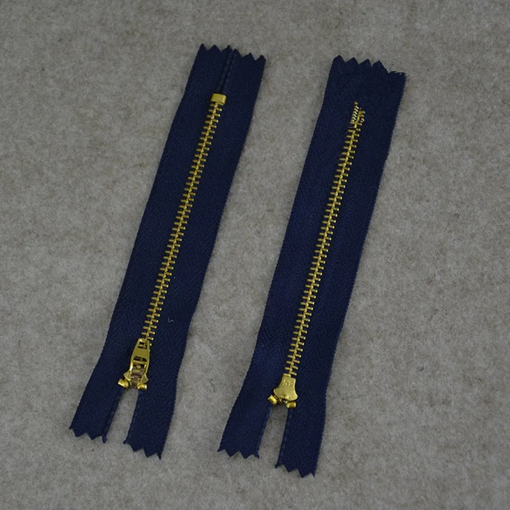 100 шт./лот застежка молния металлическая нить швейная аксессуары джинсы