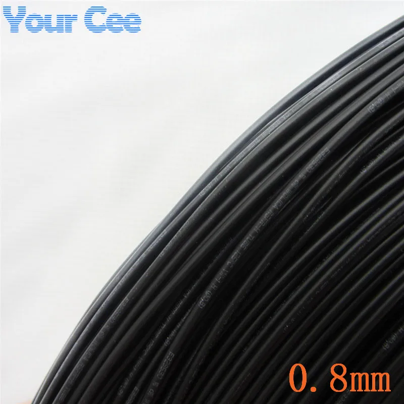 1 м термоусадочная Изоляционная трубка 600 напряжения черная комплект проводов