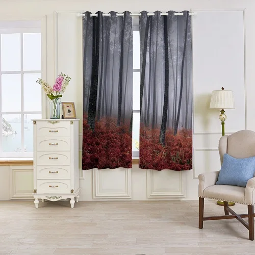 3D gray Curtain Серые шторы Роскошные затемненные 3D окна занавески для гостиной занавески в спальню вышитые шторы подгонянный размер подушки крышка - Цвет: 3D gray Curtain