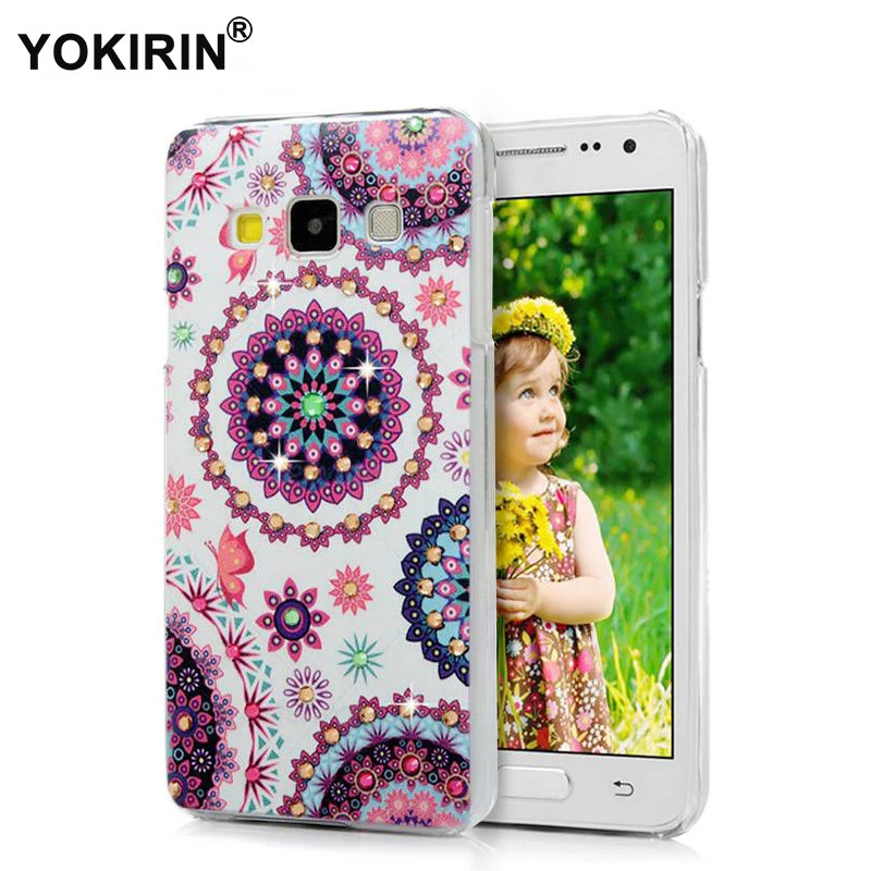 YOKIRIN для Samsung Galaxy A3 (2015) мода красочные картины Роскошный Блеск Кристалл ультра