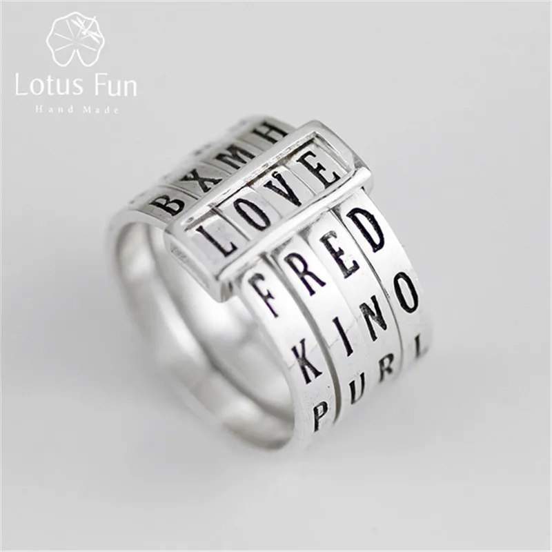 Lotus Fun реальные стерлингового серебра 925 природных ручной Ювелирные украшения