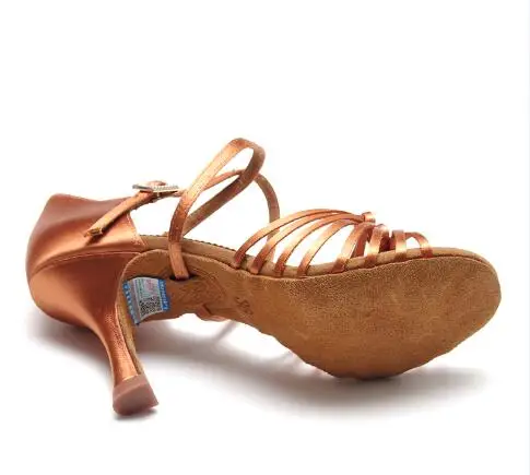 Custom color andHeel Стандартная танцевальная обувь; Брендовые вечерние туфли для бальных танцев; женская обувь для аэробики; высококачественные современные женские кроссовки; коричневые слипоны; купоны; HB 286 - Цвет: Custom color andHeel