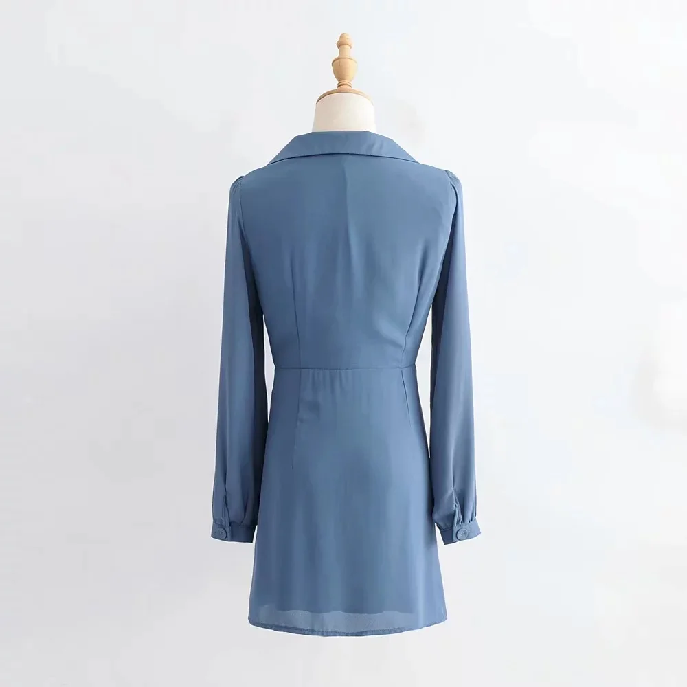 Лето 2018 Осеннее винтажное женское платье костюм с v образным вырезом жакет на