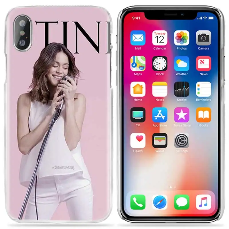 06 Чехол Martina Stoessel Violetta Girl для iPhone XS Max XR X 10 7S 8 6 6S Plus 5S SE 5 4S 4 5C Прозрачный жесткий чехол для телефона из поликарбоната - Цвет: 06