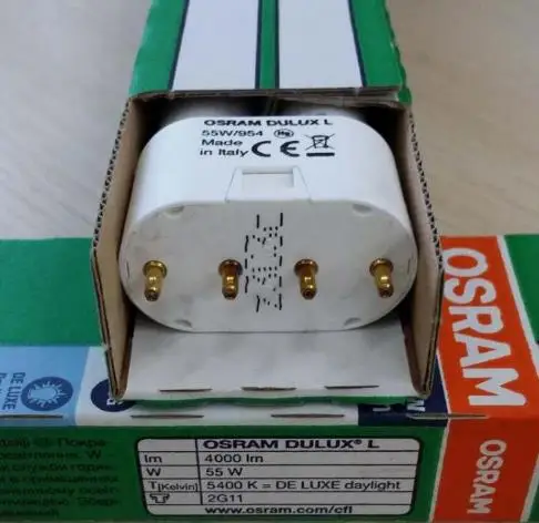 OSRAM D/L 55W компактная флуоресцентная лампа, DULUX L 55 W/930 3000K теплый белый 55 W/954 5400K Дневной свет