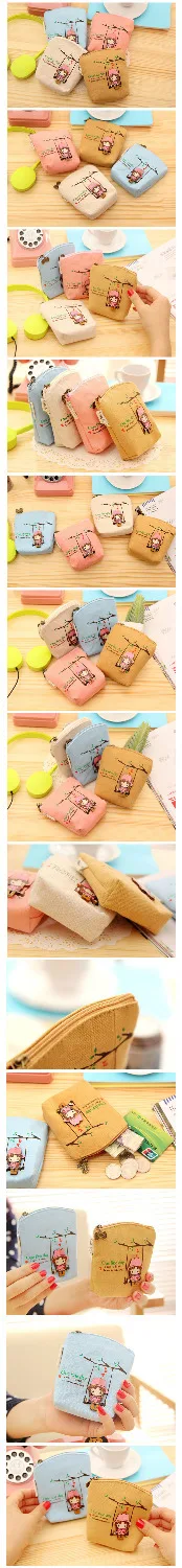 Женский кошелек для монет держатель ключей Детский карт сумка чехол хранения