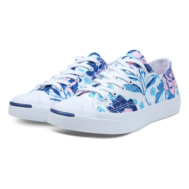 Оригинал Новое поступление Converse Для женщин Скейтбординг обувь холщовые