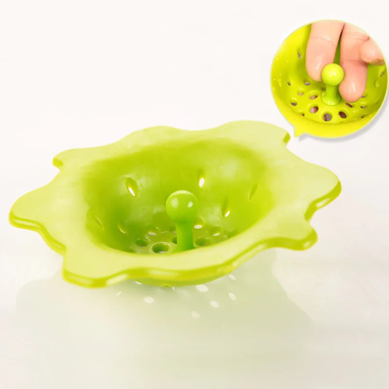 Горячая 1 шт. резиновые цветок Форма пол канализационных фильтр ловушка раковины