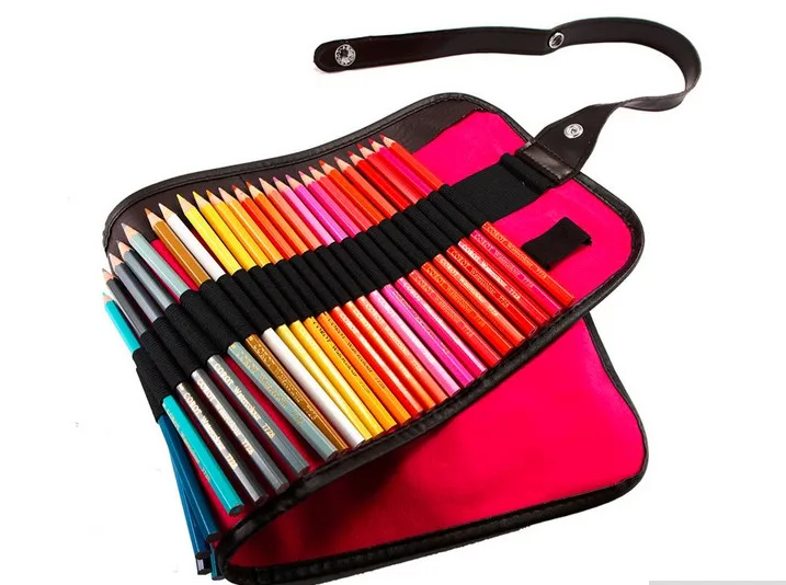 Набор для карандашей 36 цветов холщовый чехол хранения эскиз канцелярских